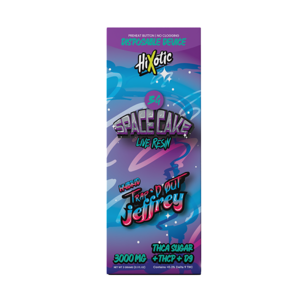 Trap'd Out Jeffrey - Space Cake 3G Disposable (Hybrid)