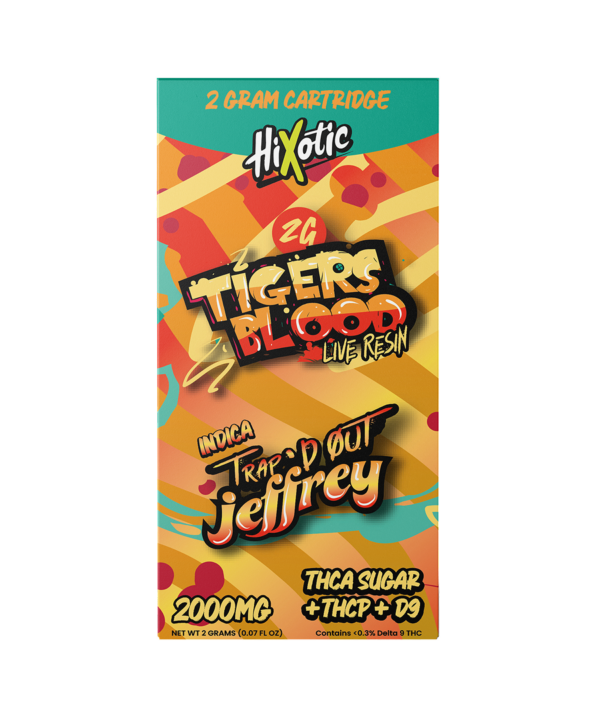 Trap'd Out Jeffrey - Tigers Blood 2G Cartridge (Indica)