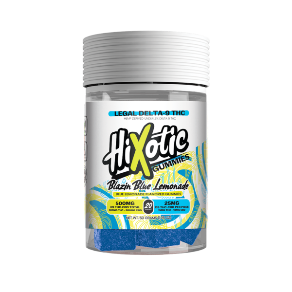 Hixotic - Blazin Blue Lemonade D9 Gummies (20ct)