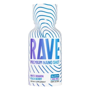 Rave Kratom - White Dragon Peach Berry Shot