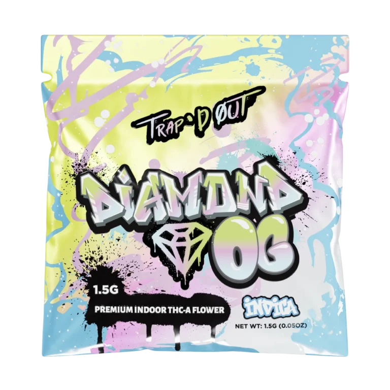 Trap'd Out - Diamond OG 1.5G Flower (Indica)