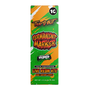 Trap'd Out- Permanent Marker -1G Live Resin HTE Dispo