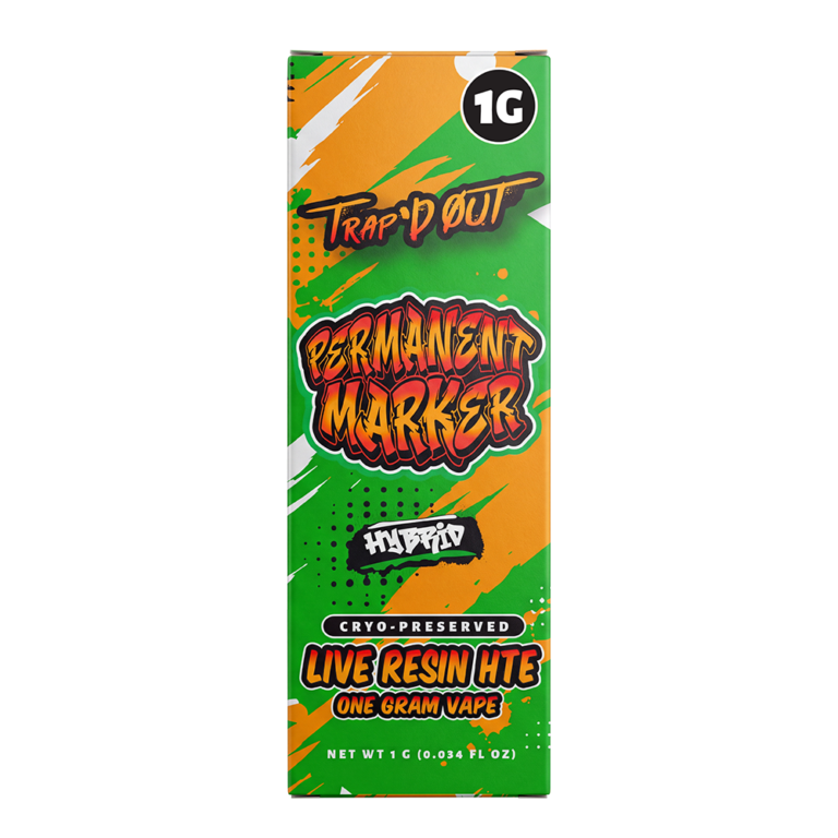 Trap'd Out- Permanent Marker -1G Live Resin HTE Dispo